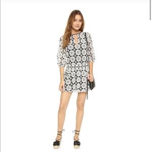 Alice + Olivia Black and White Lace Geraldine Dress!